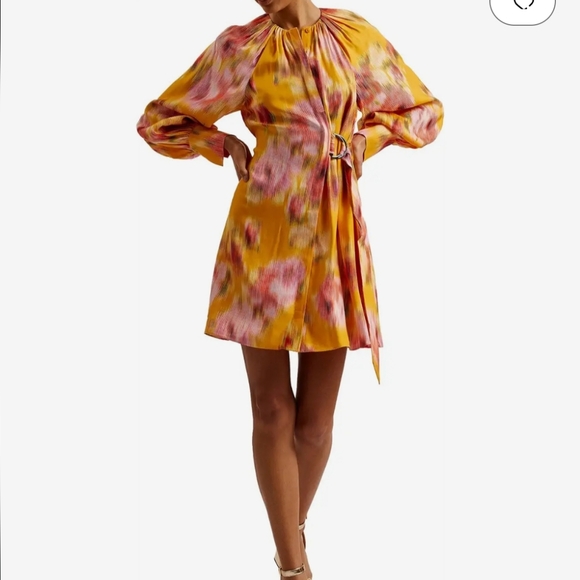 Ted Baker Akemi Mini Wrap Dress - Picture 2 of 10